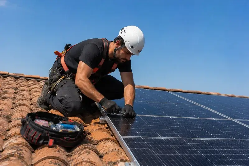 Maintenance et monitoring de panneaux solaires à Izon