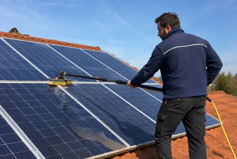Nettoyage et entretien de panneaux solaires à Izon